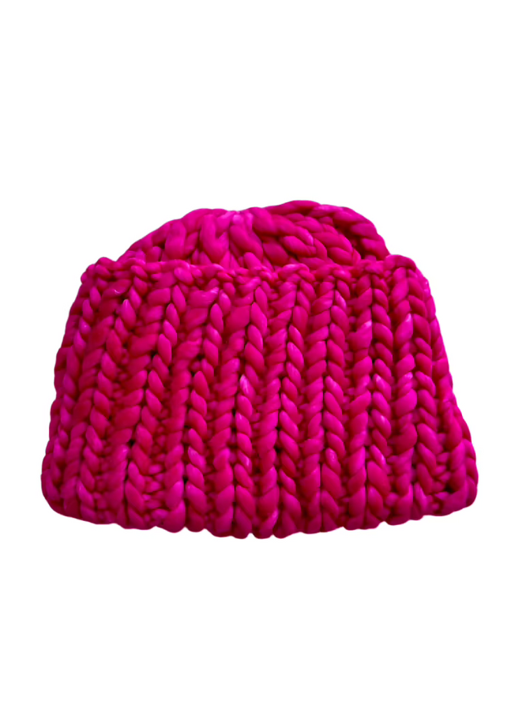 Meg Cohen | Soft Wool Roving Hat Fuchsia