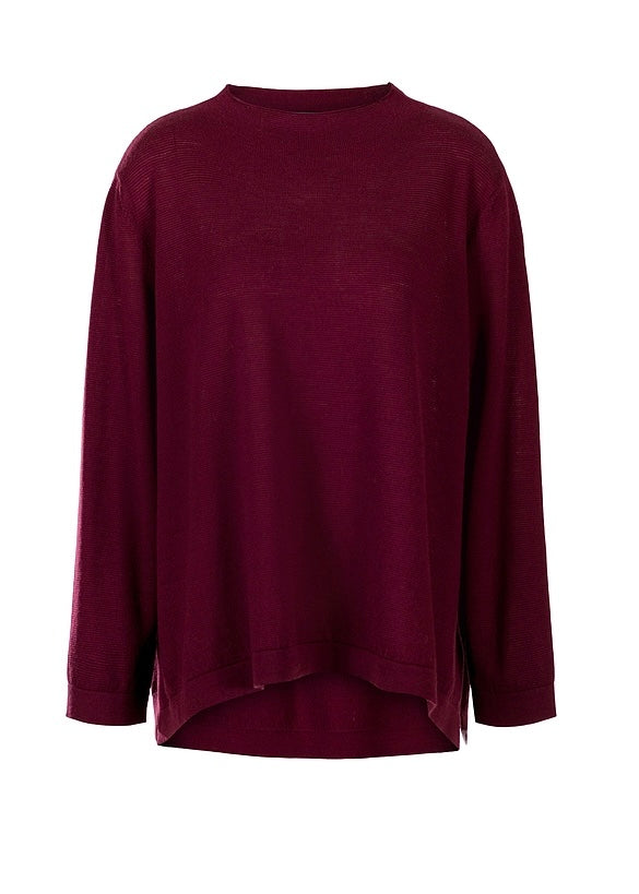 Oska | Pullover - Wine Color
