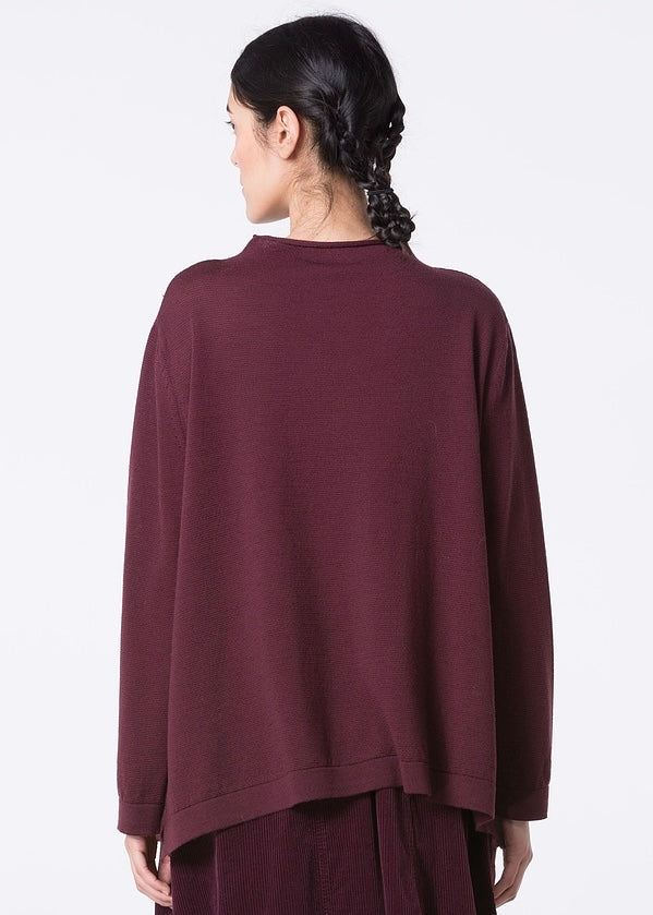 Oska | Pullover - Wine Color