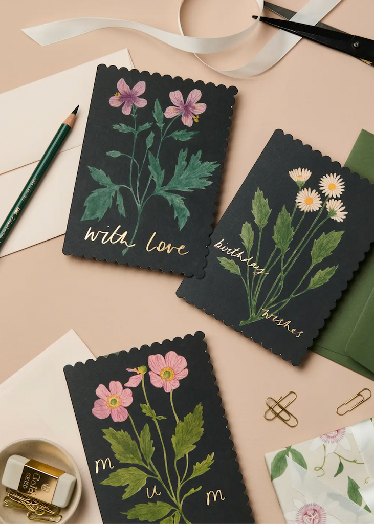 Wanderlust Paper Co | Geranium 'With Love' Card