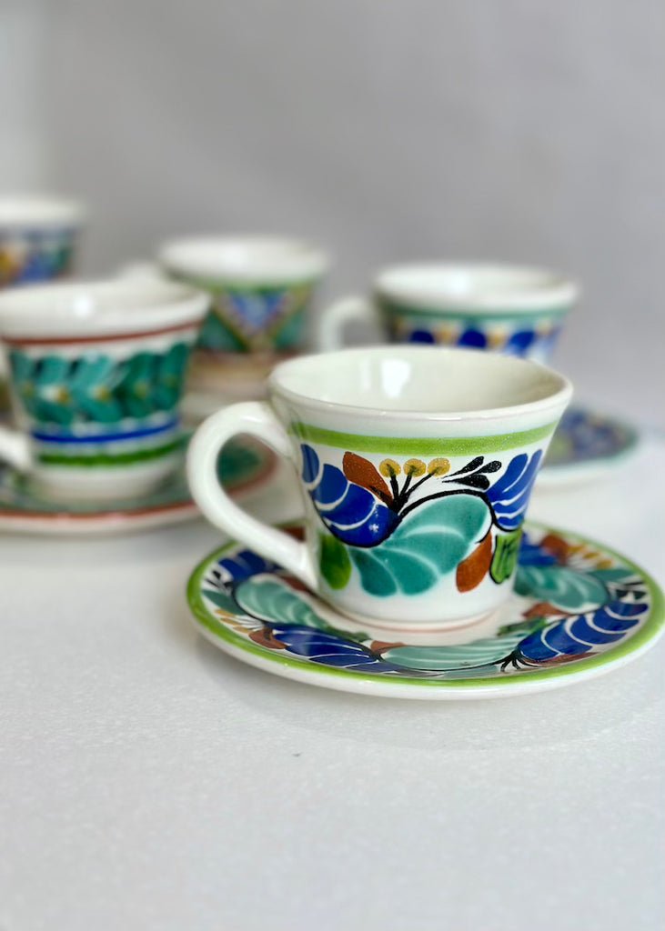 Gorky Gonzalez Pottery | Espresso Cup + Saucer