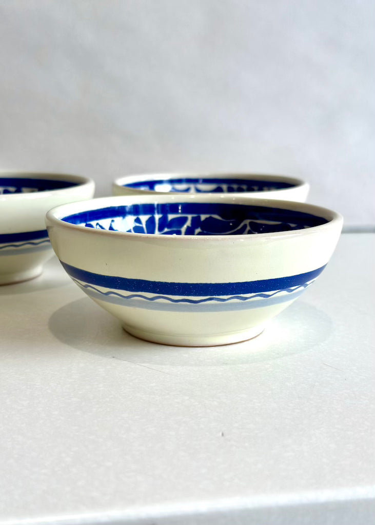 Gorky Gonzalez Pottery | Small Bowl | Blue + White