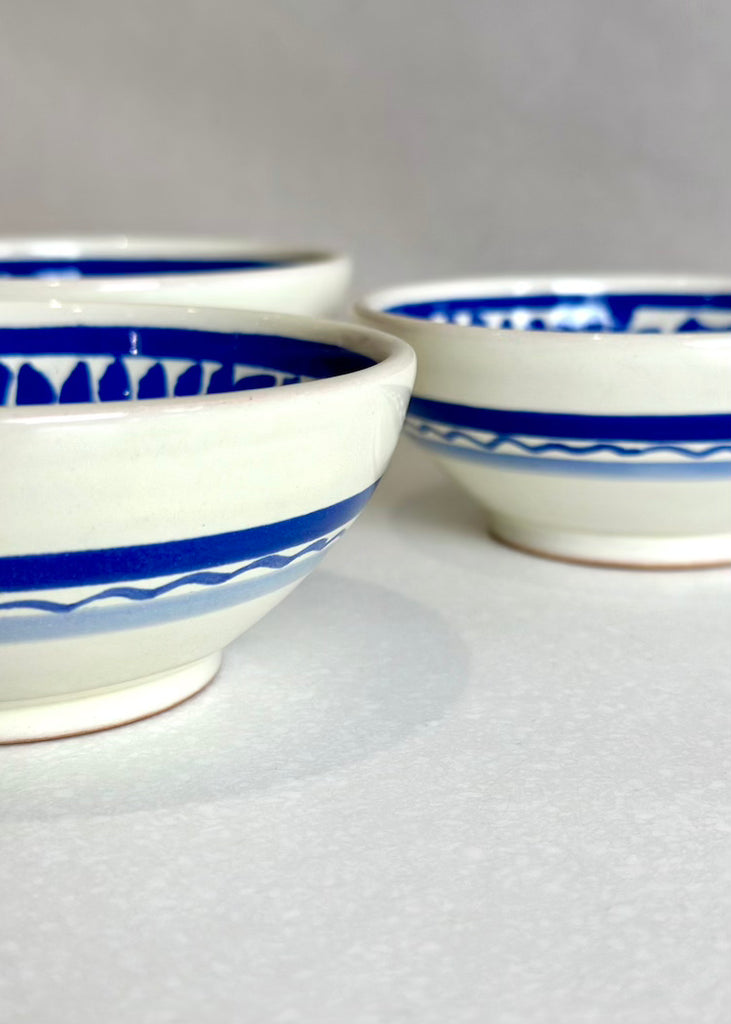 Gorky Gonzalez Pottery | Small Bowl | Blue + White