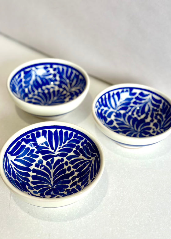 Gorky Gonzalez Pottery | Small Bowl | Blue + White