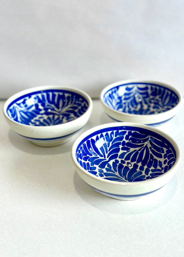 Gorky Gonzalez Pottery | Small Bowl | Blue + White