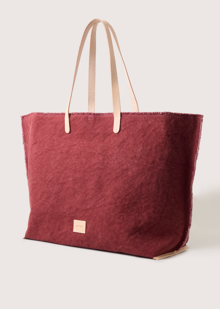Graf Lantz | Hana Canvas Boat Bag | Plum
