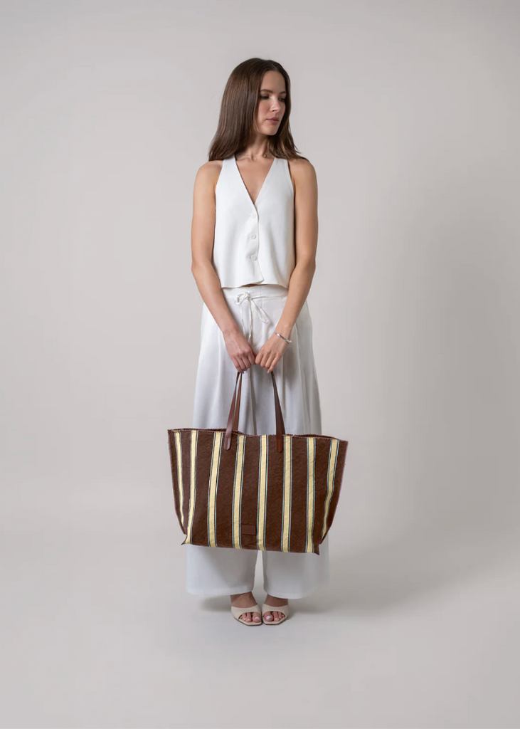 Graf Lantz | Hana Canvas Boat Bag | Vinyard