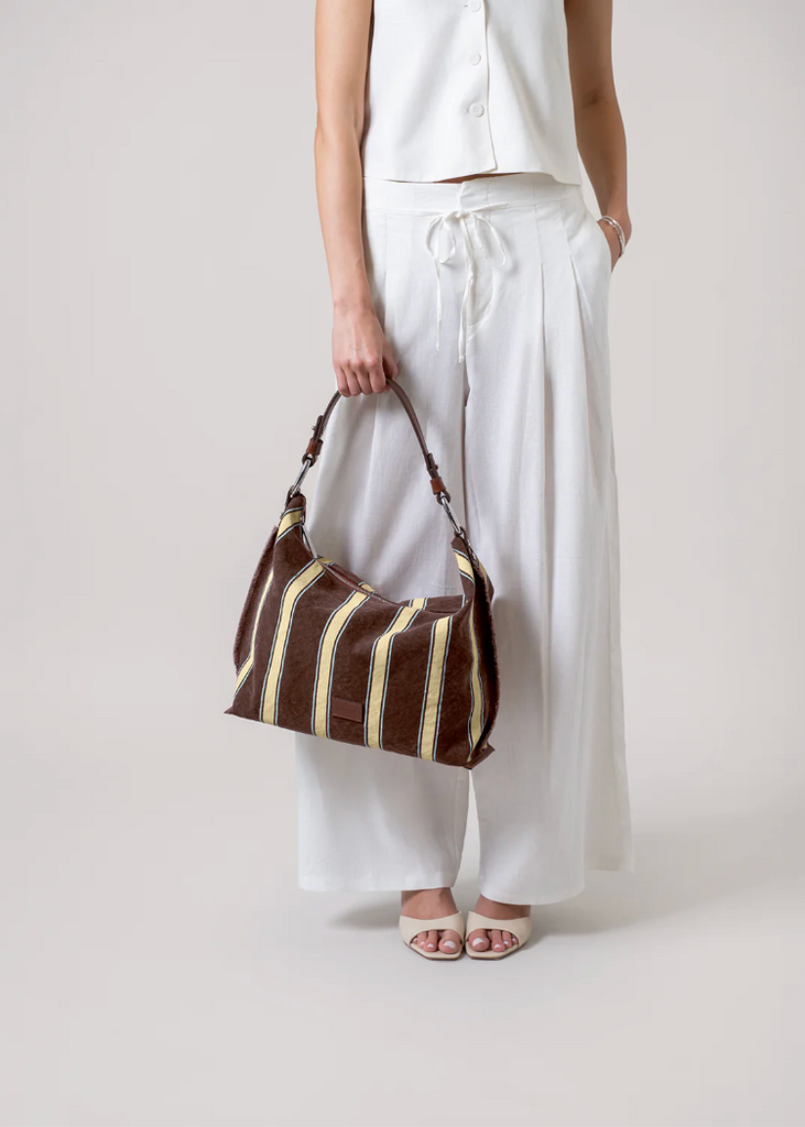 Graf Lantz | Hana Canvas Hobo Bag | Vinyard