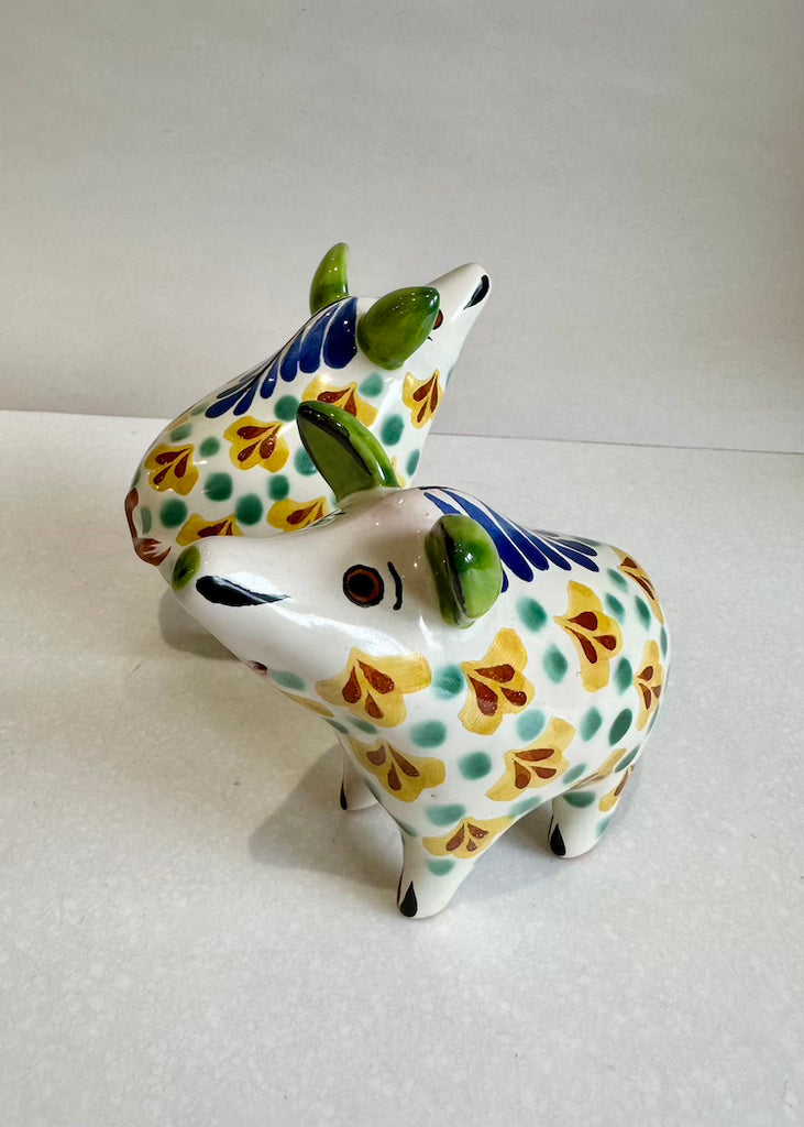 Wild Pig Salt + Pepper Set of Two Green