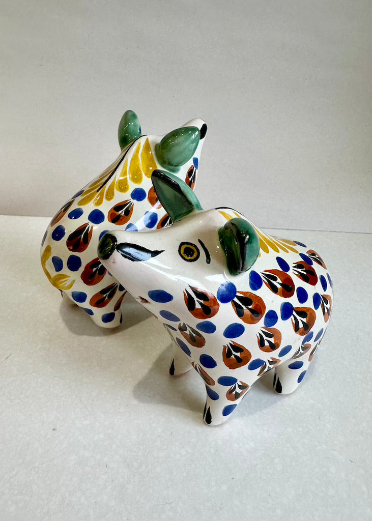 Wild Pig Salt + Pepper Set of Two Green