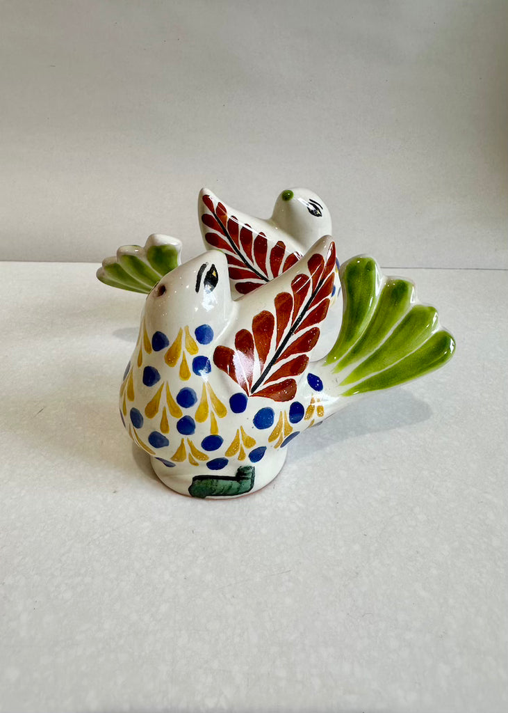 Bird Salt + Pepper Shaker Set Green