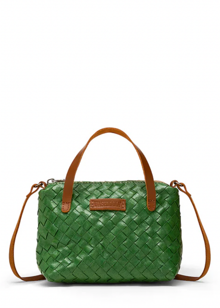 Green Woven Gemmina Bag