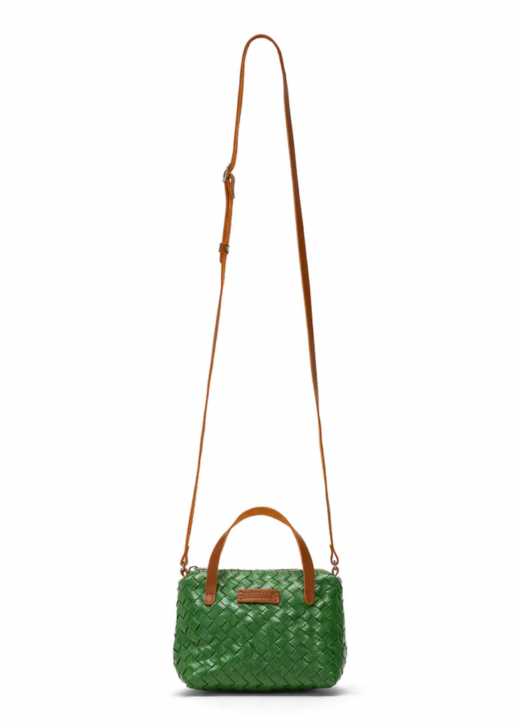 Green Woven Gemmina Bag
