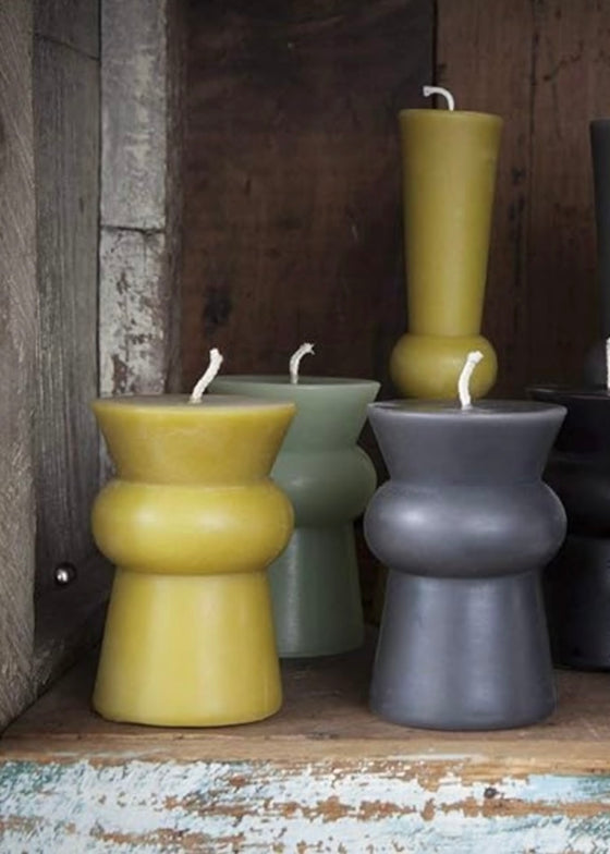 Greentree Home | Josee Pillar Candle in Bamboo