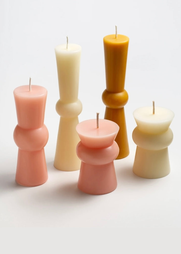 Greentree Home | Josee Pillar Candle in Blush