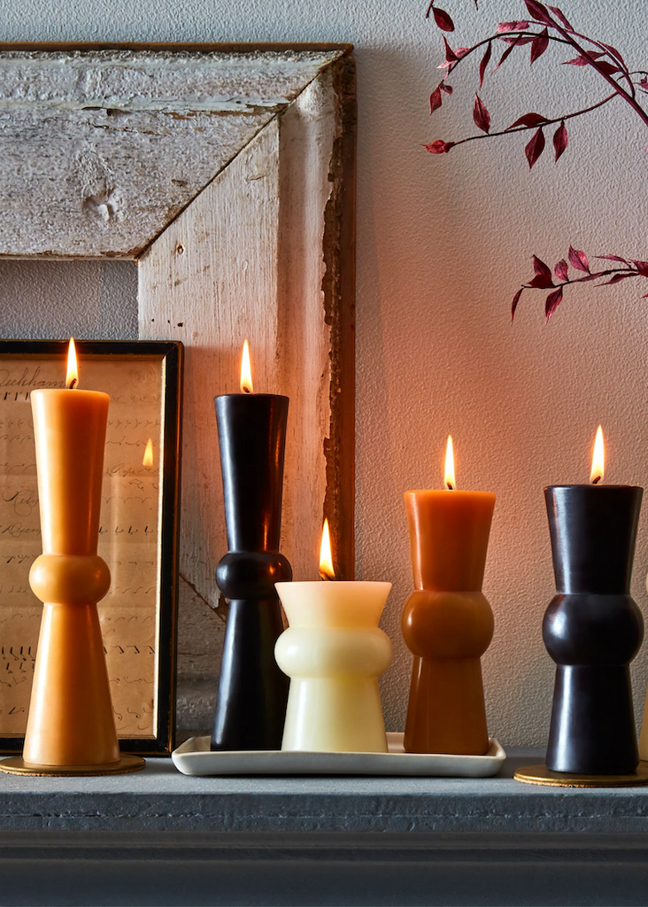 Greentree Home | Josee Pillar Candle in Blush