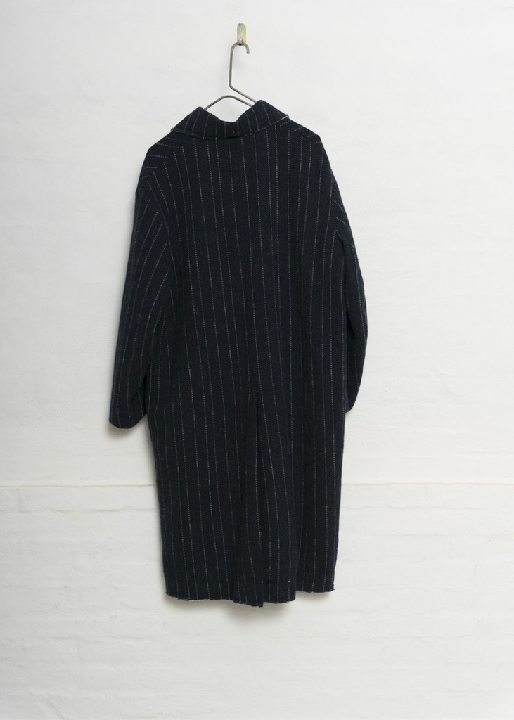 H+ Hannoh Wessel | Coat Mabel | Navy Pinstripe