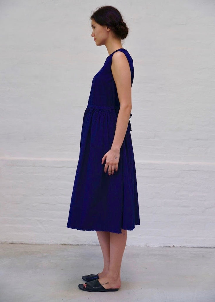 H + Hannoh Wessel | Dress Dorine | Ink Searsucker