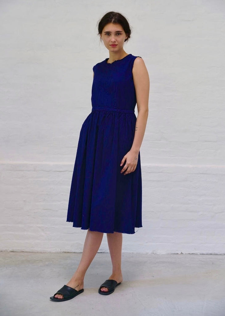 H + Hannoh Wessel | Dress Dorine | Ink Searsucker