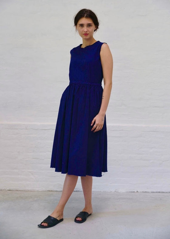 H + Hannoh Wessel | Dress Dorine | Ink Searsucker
