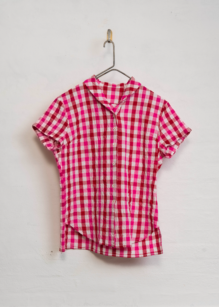 H+ Hannoh Wessel | Shirt Serena | Red Pink Check
