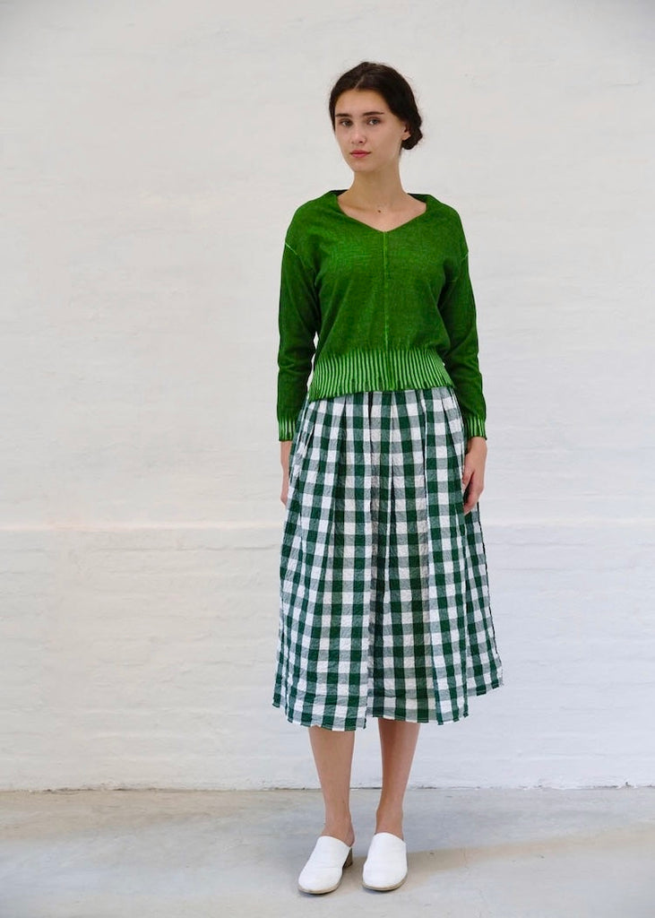 H+ Hannoh Wessel | Skirt Joquise | Green Check