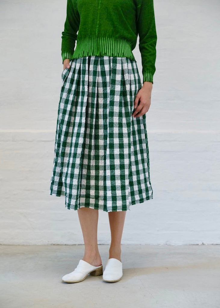 H+ Hannoh Wessel | Skirt Joquise | Green Check