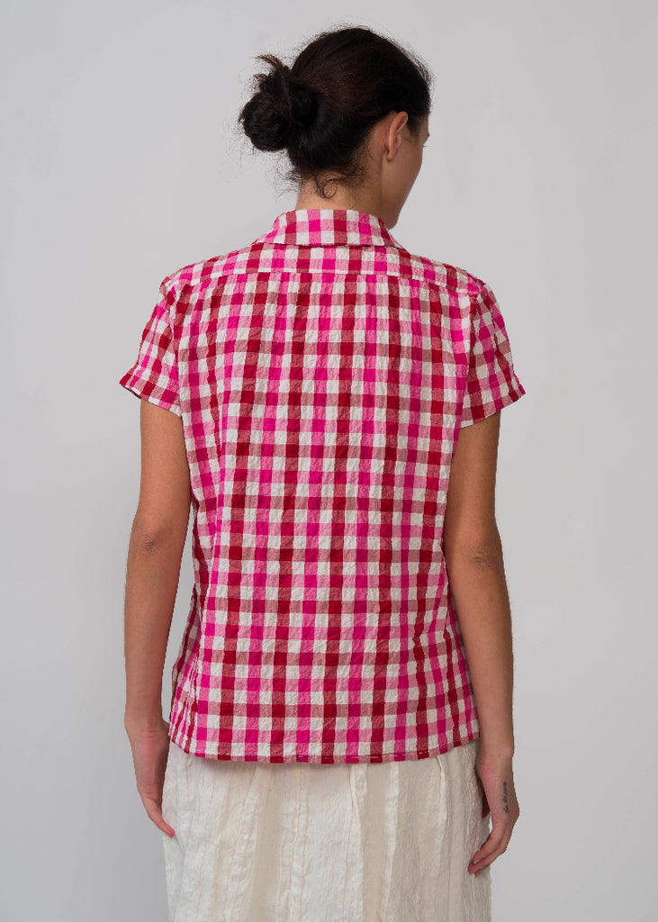 H+ Hannoh Wessel | Shirt Serena | Red Pink Check