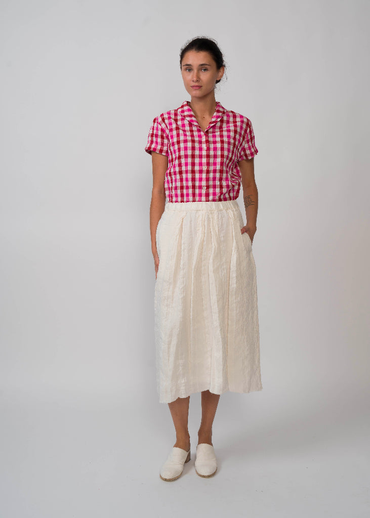 H+ Hannoh Wessel | Shirt Serena | Red Pink Check