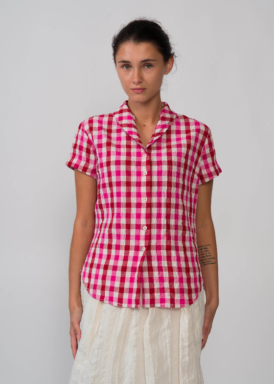 H+ Hannoh Wessel | Shirt Serena | Red Pink Check