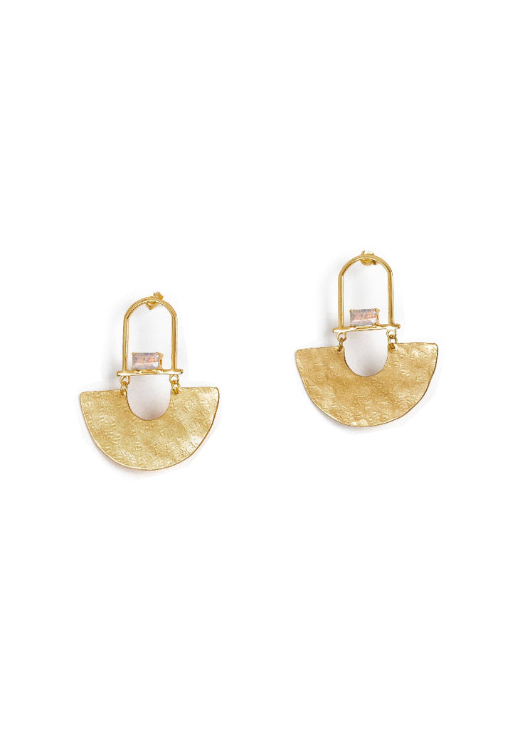 Hailey Gerrits | Classic Flavia Earrings | Labradorite
