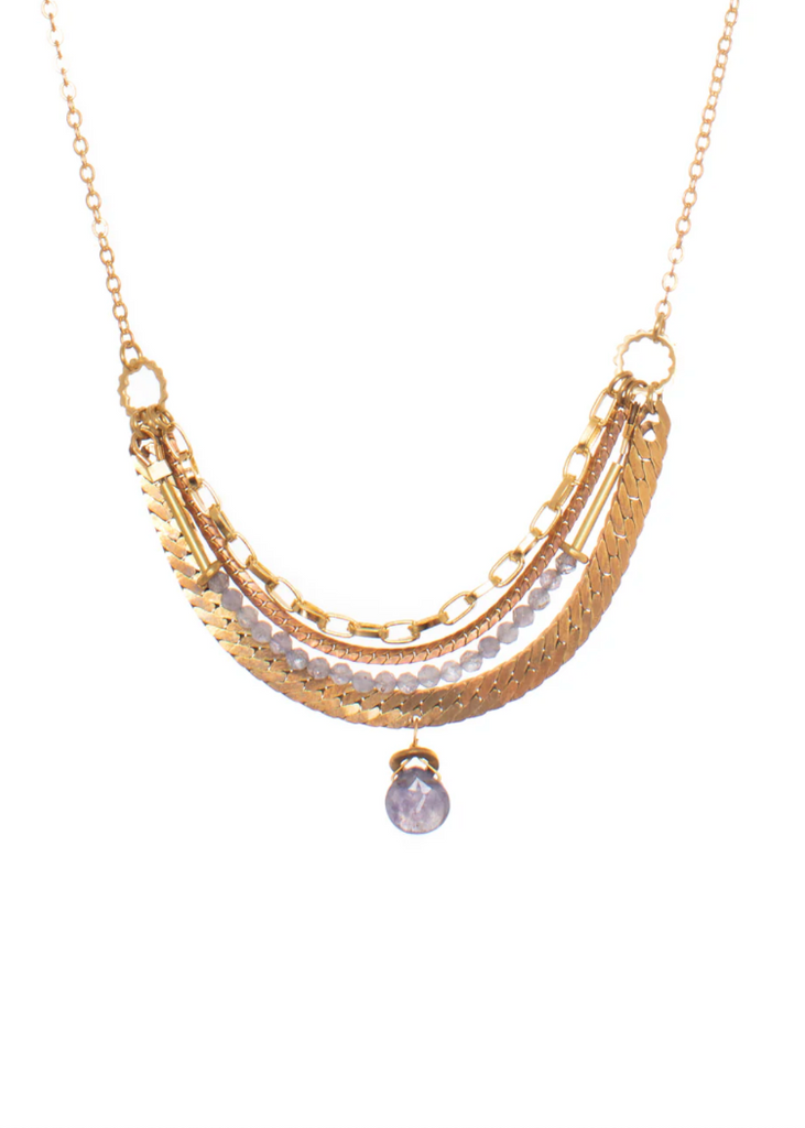 Hailey Gerrits | Coastal Necklace | Iolite