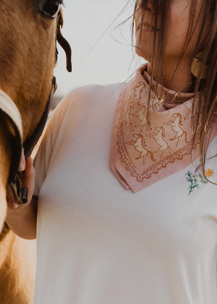 Handker Bandanas | No. 062 Horses Bandana