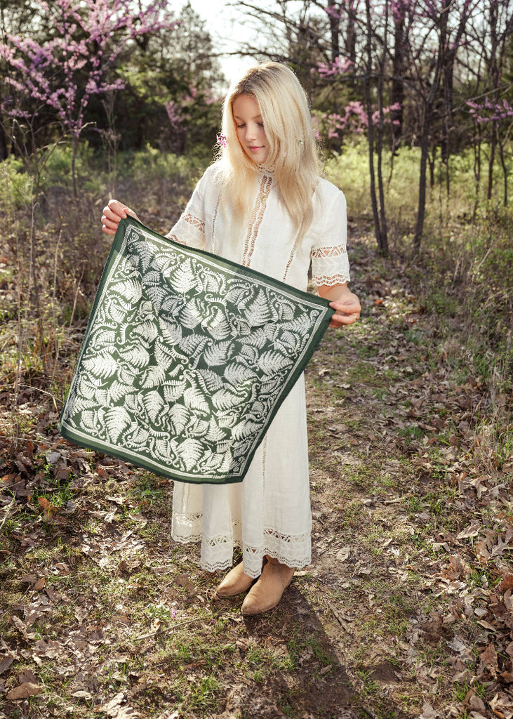 Handker Bandanas | No. 139 Fern Bandana