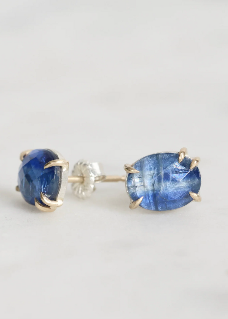 Hannah Blount | Daydream Kyanite Vanity Studs | 14k