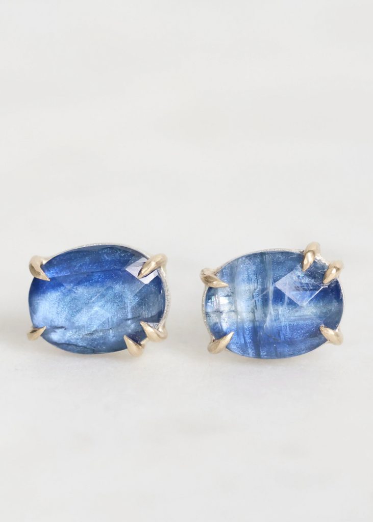 Hannah Blount | Daydream Kyanite Vanity Studs | 14k
