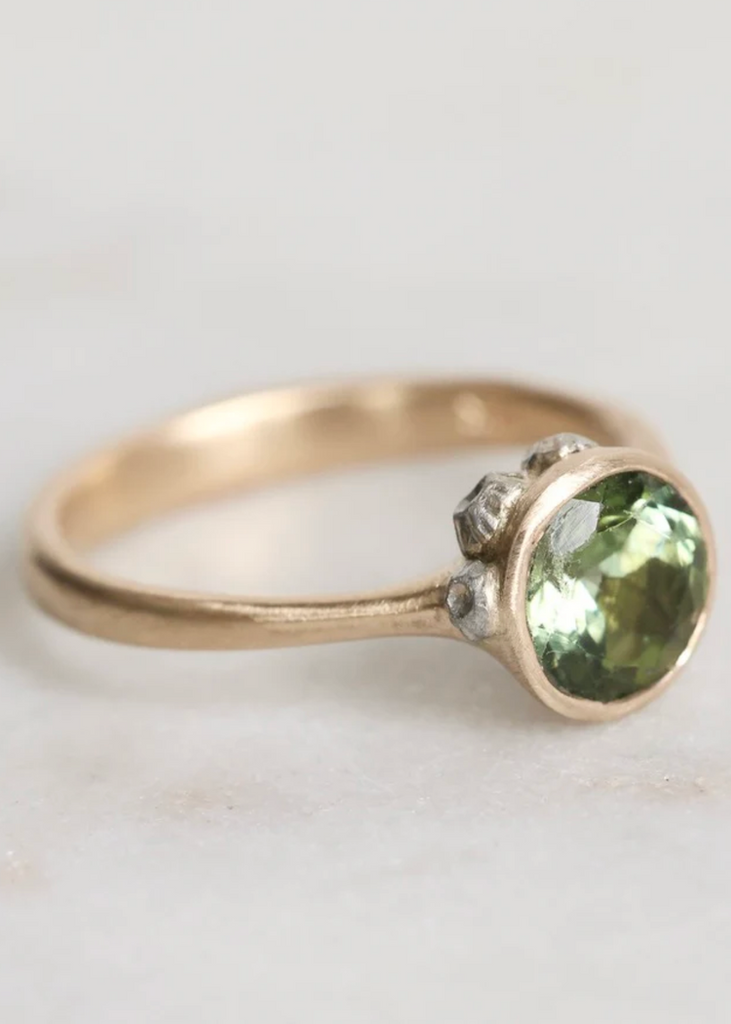 Hannah Blount | Inlet Tourmaline Ring | 14k