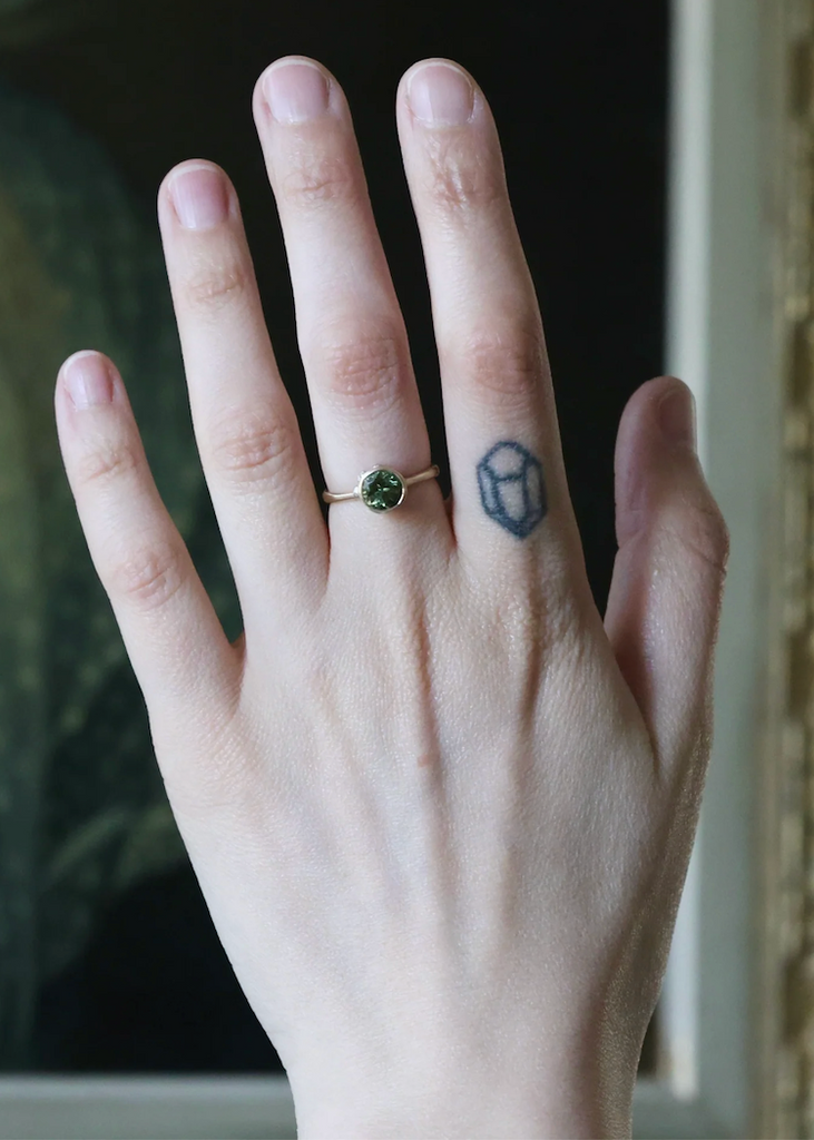 Hannah Blount | Inlet Tourmaline Ring | 14k