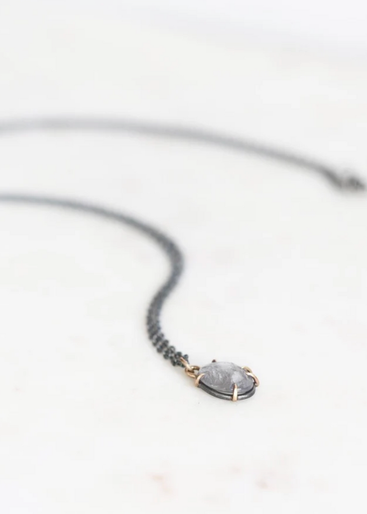 Hannah Blount | Muse Spinel Vanity Necklace | 14k