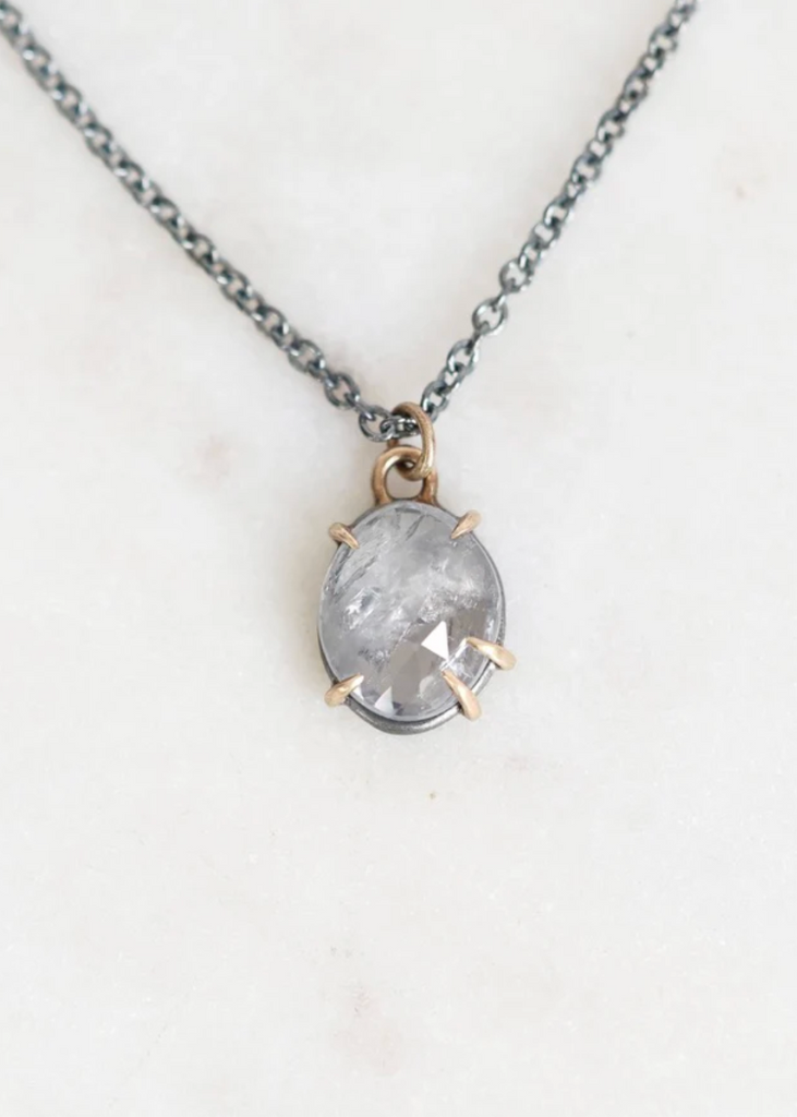 Hannah Blount | Muse Spinel Vanity Necklace | 14k