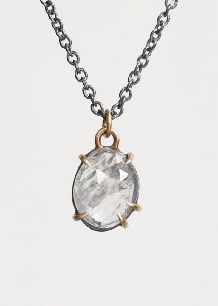 Hannah Blount | Muse Spinel Vanity Necklace | 14k