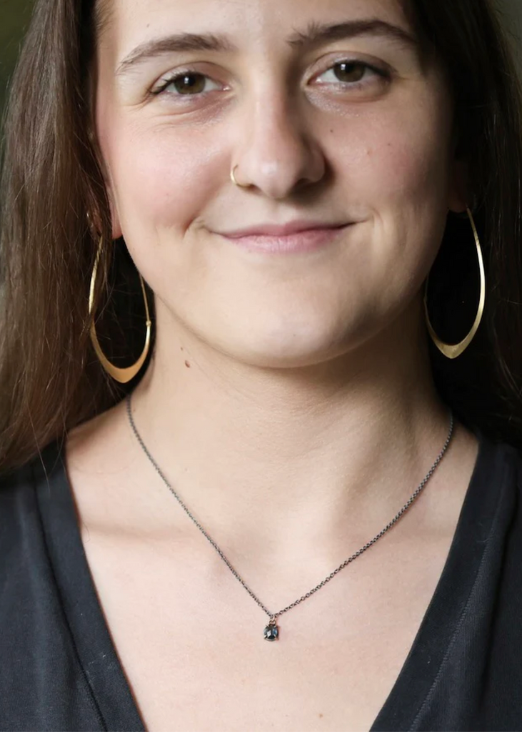 Hannah Blount | Verse Spinel Vanity Necklace | 14k