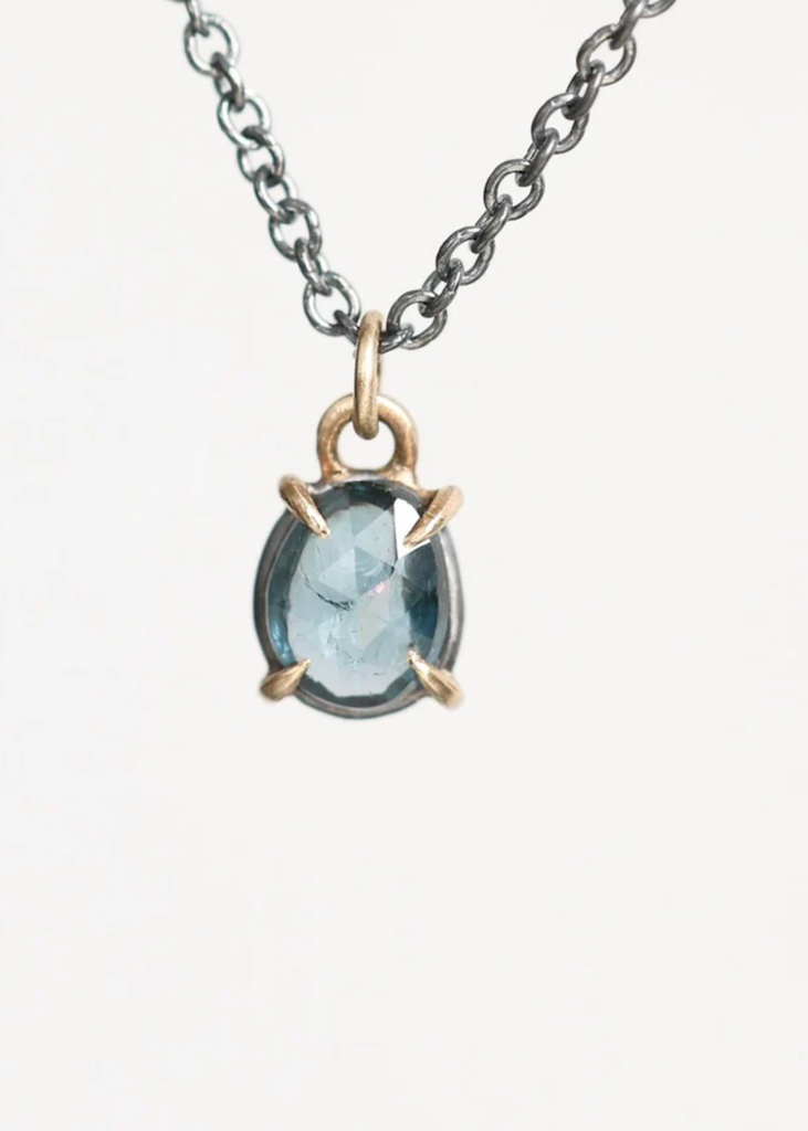 Hannah Blount | Verse Spinel Vanity Necklace | 14k
