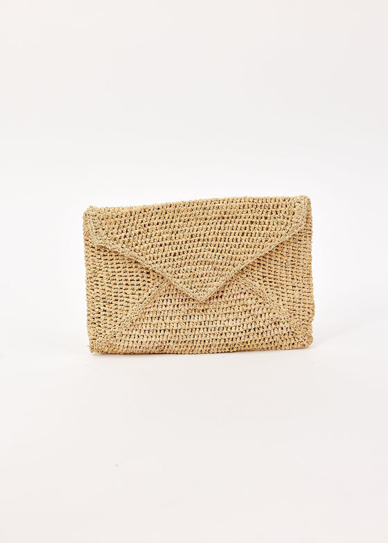 Hat Attack | Emmie Envelope Clutch | Natural