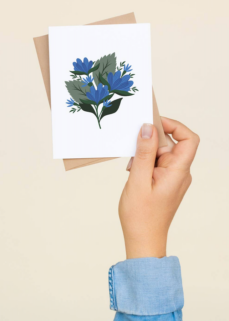 Hazelmade | Blue Gentian Card