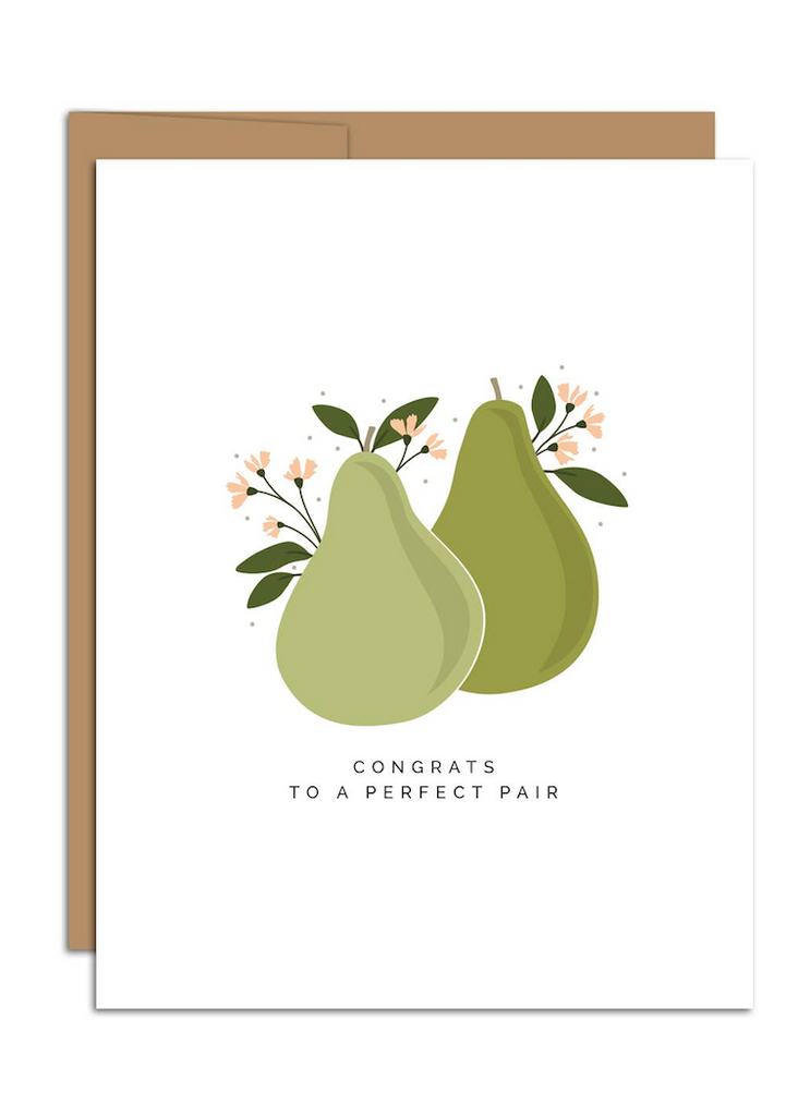 Hazelmade | "Congrats to a Perfect Pair" Card