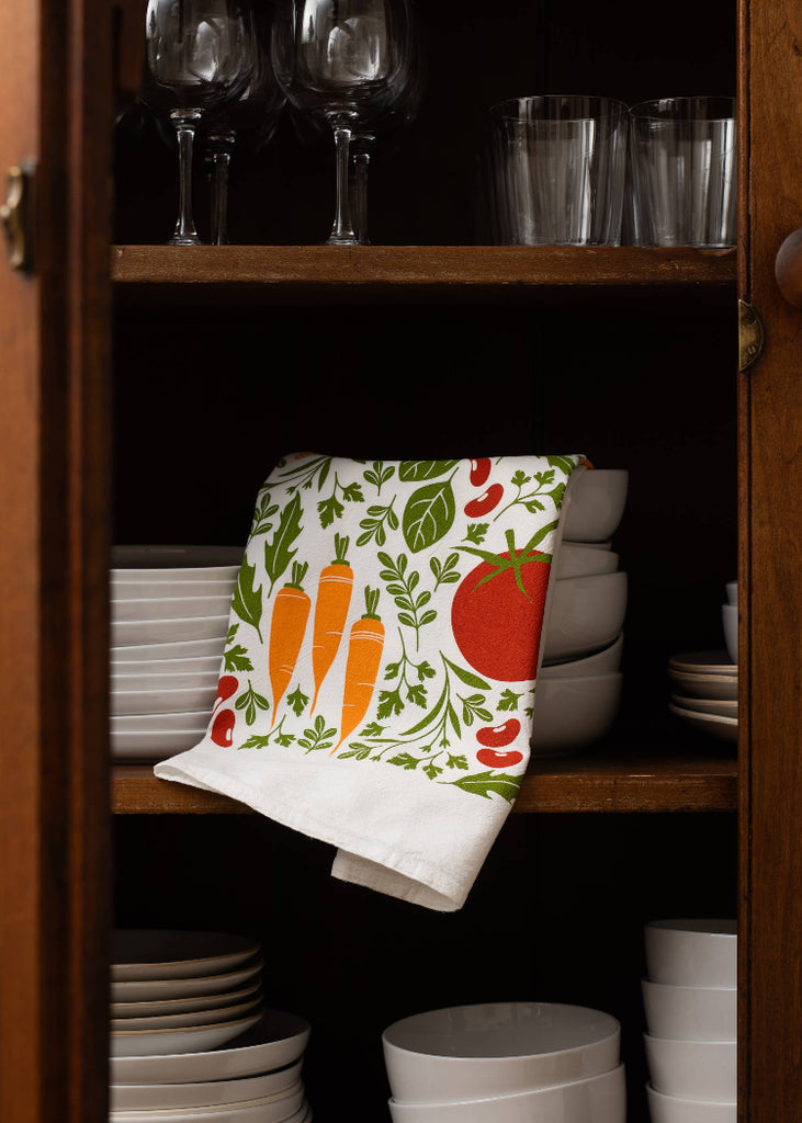 Hazelmade | Farmers Market Tea Towel | Orange