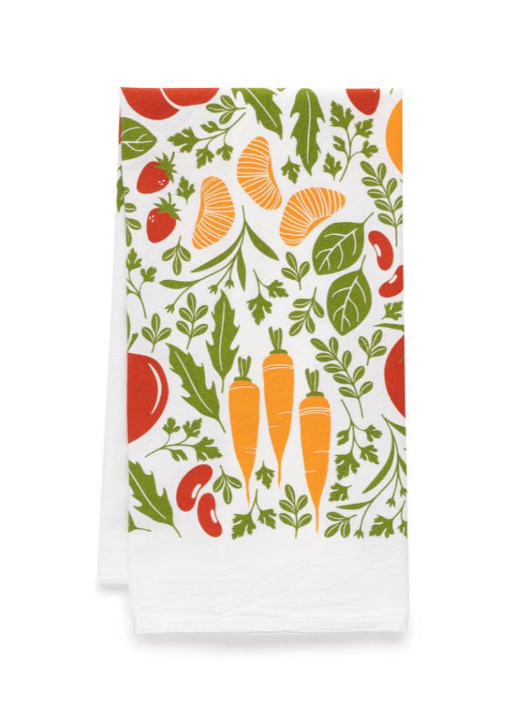 Hazelmade | Farmers Market Tea Towel | Orange