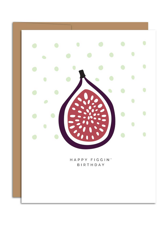 Hazelmade | "Happy Figgin Birthday" Card