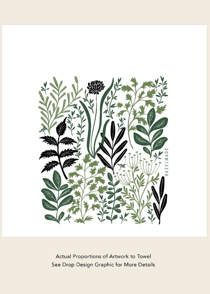 Hazelmade | Kitchen Towel | Herbs